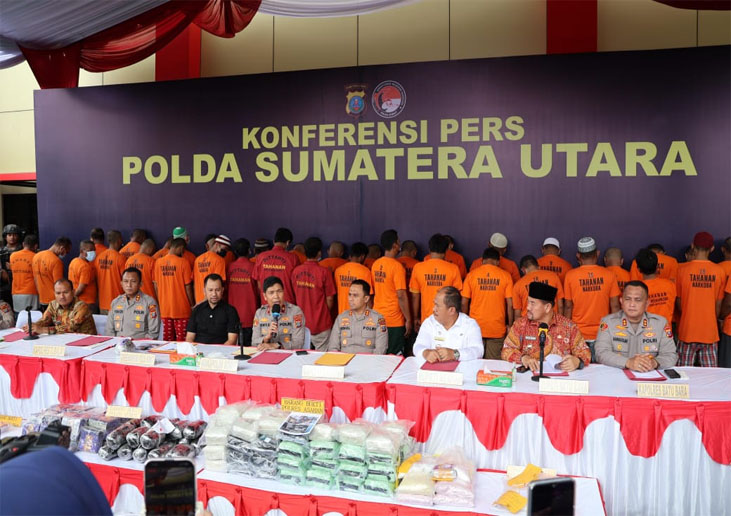 Dalam Kurun 5 Bulan, 3 Polres Ini Berhasil Amankan Sabu Seberat 166.6 Kg, Ini Nama Nama Polresnya