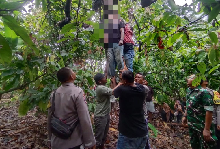 Depresi Ditinggal Meninggal Anaknya, Seorang Ayah Di Lampung Timur Ditemukan Gantung Diri