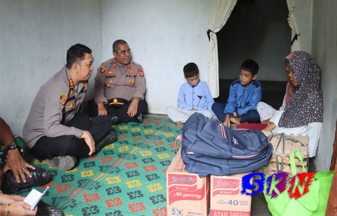 Kapolres Lamteng AKBP Alsyahendra Santuni Fakir Miskin, Begini Kegiatan Nya.