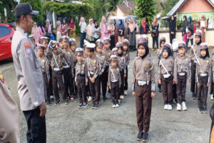 Polsek Sumber Jaya Terima Kunjungan TK Tunas Bangsa