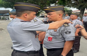 Rutan Kelas I Medan Gelar Apel Penyematan Tanda Pangkat dan Pelepasan Pegawai Purna Tugas