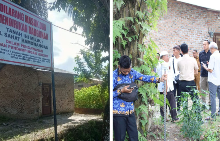 Stop Penggarapan Tanah Milik H. Sahat Hamonangan di Komplek Graha Kisaran ,Begini Kata Kuasa Hukum Nya