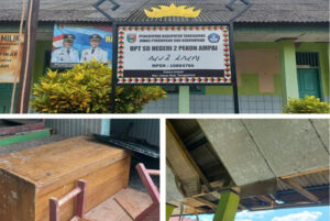 Terkesan Dibiarkan, Kondisi Sekolah Rusak Parah, Dana BOS SDN2 Desa Ampai Kecamatan Limau Menuai Sorotan