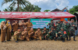 Tim Kesehatan TMMD Ke-124 Kodim 0422/Lampung Barat Kembali Berikan Pelayanan Kesehatan Gratis