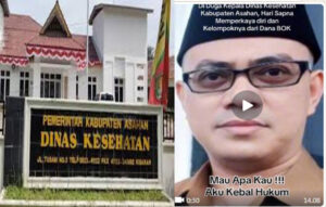Video Viral Diduga Potong Dana BOK Sebesar 15 Persen Oleh Dinkes Asahan, Begini Jawaban Wabupnya