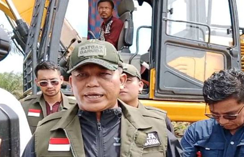 Nico Sianipar Kembalikan 401 Hektar Lahan TNTN Kepada Negara, Satgas PKH Terus Jalankan Fungsinya