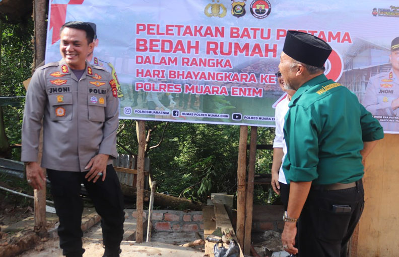 Polres Muara Enim Gelar Bakti Kesehatan Sambut Hari Bhayangkara Ke-79