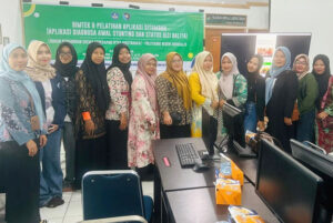 Politeknik Negeri Bengkalis Adakan Giat PKM Terkait Pelatihan Penggunaan Aplikasi Diagnosa Awal Stunting.