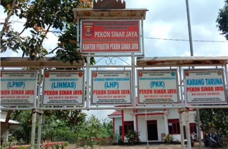 Prog. Katapang Desa Sinar Jaya Kecamatan Air Hitam Lampung Barat Diduga Fiktif