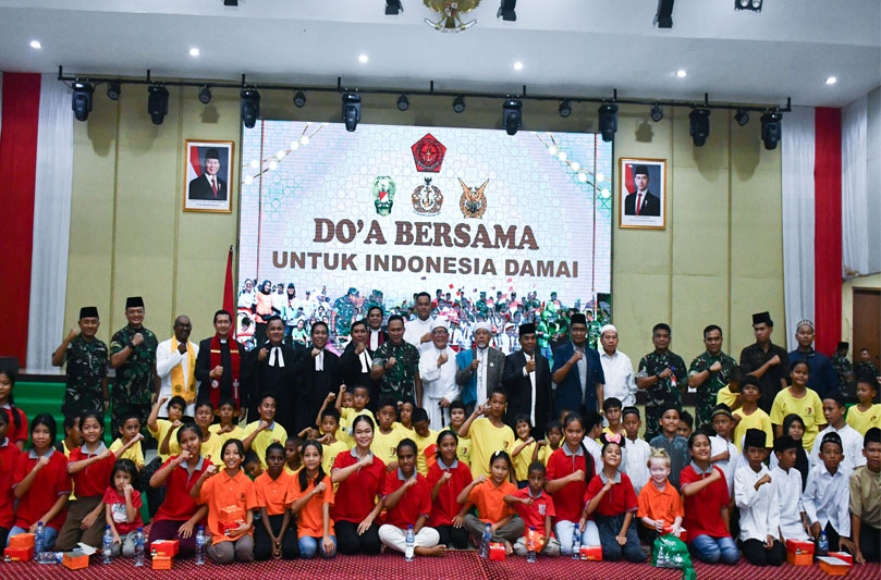 Kodam I/BB Rangkul Semua Elemen di Doa Bersama Indonesia Damai
