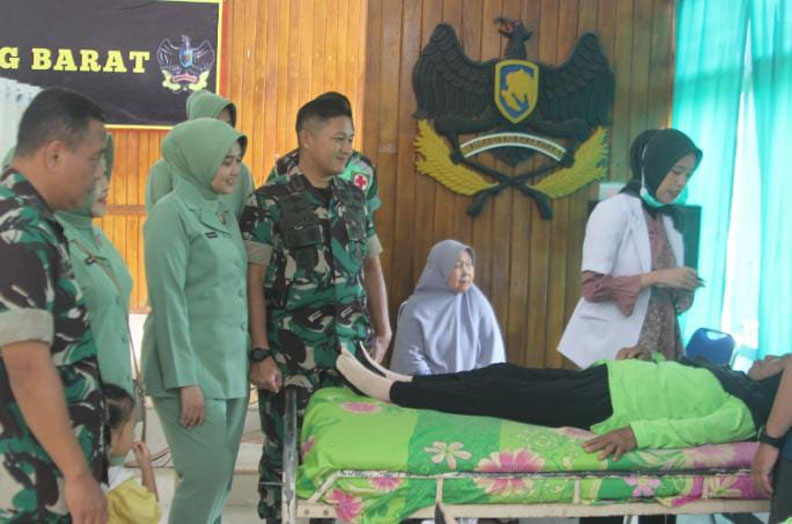 Kodim 0422/Lampung Barat Gelar Kegiatan Bhakti Prima Hut Tni Ke 80