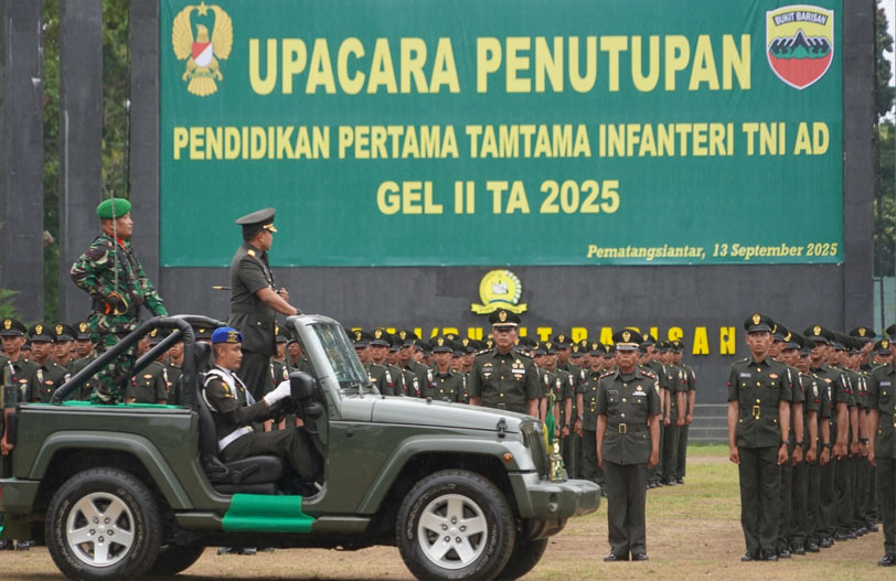 Pangdam I/BB Mayjen TNI Rio Firdianto Resmi Lantik 2.312 Prajurit Baru TNI AD Gelombang II 2025