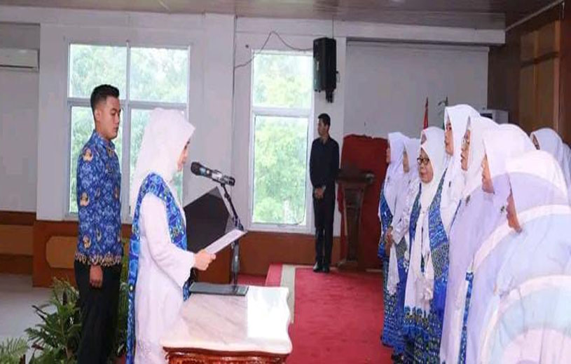 Pelantikan Pengurus Cabang BKMT Kecamatan, Sekabupaten Oku Selatan