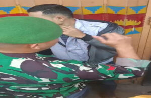 Personel TNI Berhasil Mengamankan Tiga Pemuda Dan Beberapa Rekannya Membawa Bom Molotov