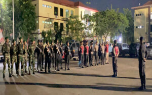Polda Lampung Gelar Patroli Skala Besar Polri - TNI Jaga Kamtibmas Pasca Unjuk Rasa