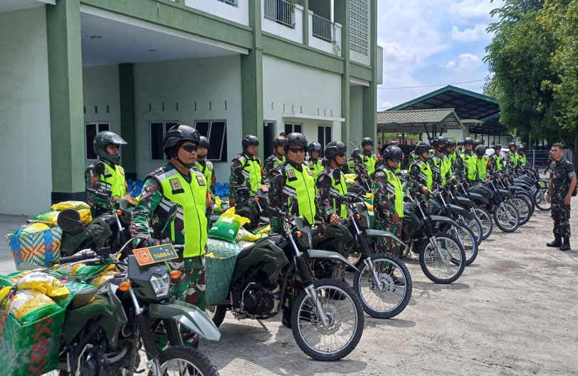 Setiap Hari Kodam l/BB Salurkan 2,5 Ton Beras Kepada Warga Yang Terdampak Unjuk Rasa