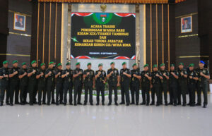 Tradisi Penerimaan Warga Baru Kodam XIX/Tuanku Tambusai Dan Sertijab Danrem 031/Wira Bima