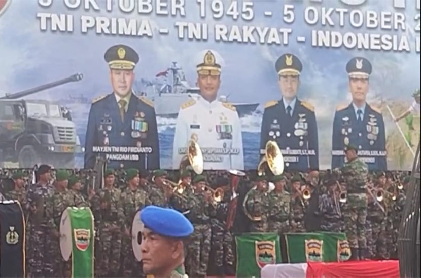 Acara HUT TNI Ke 80 Di Sambut Antusias Warga Medan, Ribuan Orang Ikut Menyaksikan