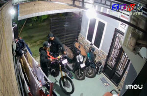 Aksi Nekat Pencurian Sepeda Motor Terekam CCTV Di Kisaran