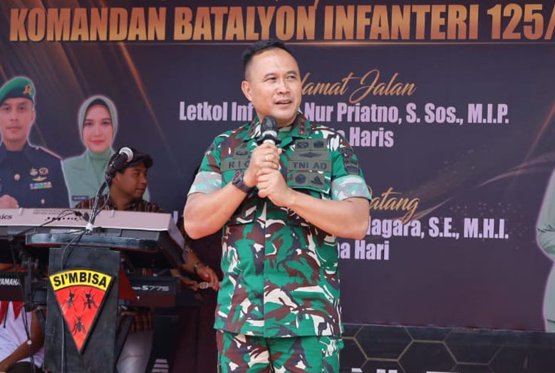 Pangdam I/BB Hadiri Sertijab Danyonif 125/Simbisa Di Kabanjahe