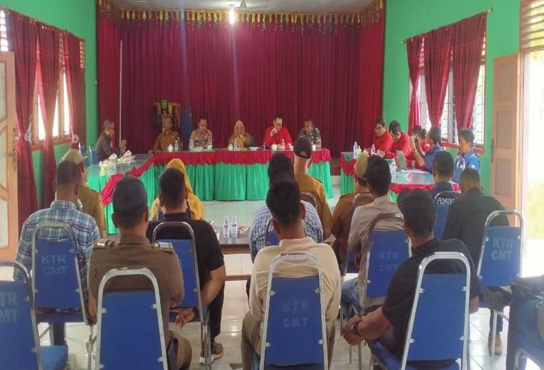 Rapat Bersama Upika Merbau, Polemik Rekrutmen Tenaga Kerja Akhirnya Tuntas