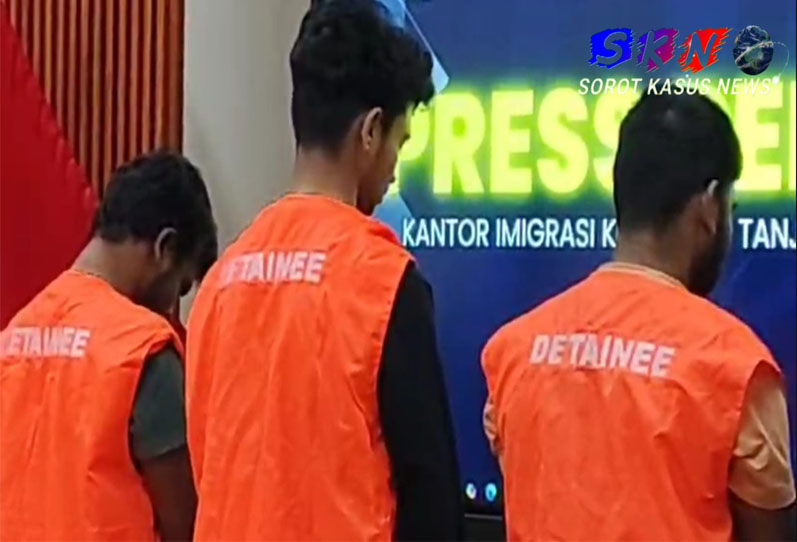 Tiga Orang Warga Bangsa Bangladesh Ditangkap Dirjen Imigrasi Sumut