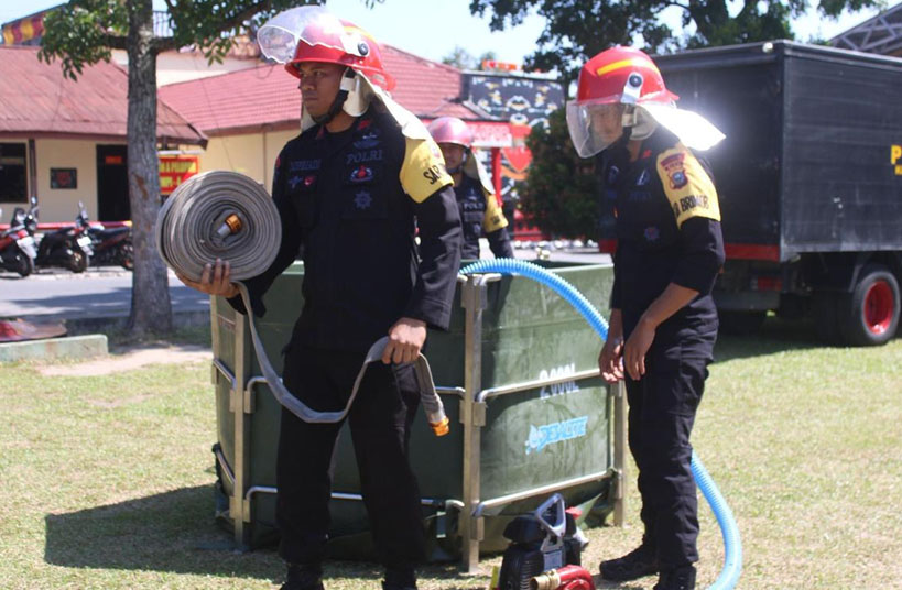 Brimob Polda Riau Gelar Latihan Aman Nusa II, Siap Jadi Garda Terdepan Saat Bencana