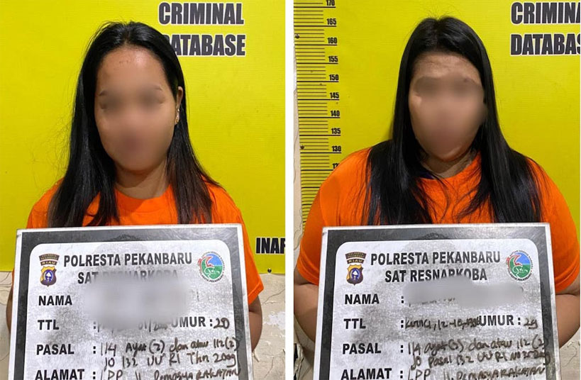 Ini Dia Kedua Napi Wanita Lapas Kelas IIA Pekanbaru Yang Seludupkan Sabu Didalam Pembalut