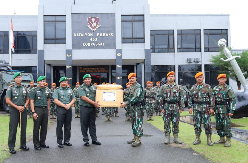 Kasdam I/BB Melakukan Kunjungan Ke Yon Kopasgat 469, Satuan Brimob Polda Sumut, Dan Yonmarhanlan I Belawan