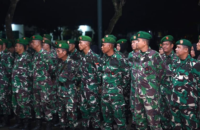 Kodam I/BB Gelar Apel Kesiapsiagaan Penanggulangan Banjir Dan Tanah Longsor Di Sibolga – Tapteng