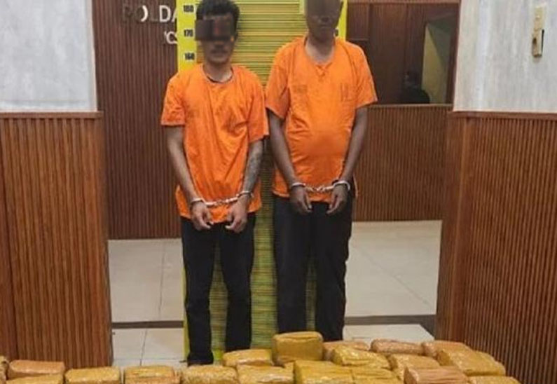 Lagi Lagi Narkoba Jenis Ganja Seberat 255 Kg Digagalkan Oleh Ditres Narkoba Polda Sumut, Ini Dia Kurirnya