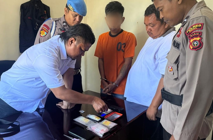 Polres Rokan Hilir Gagalkan Peredaran Narkoba Antar Provinsi