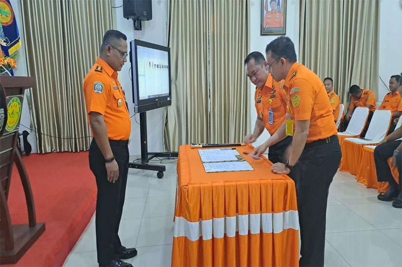 Rotasi Jabatan Kasi Ops SAR Pekanbaru, Pejabat Baru Harus Tingkatkan Operasional