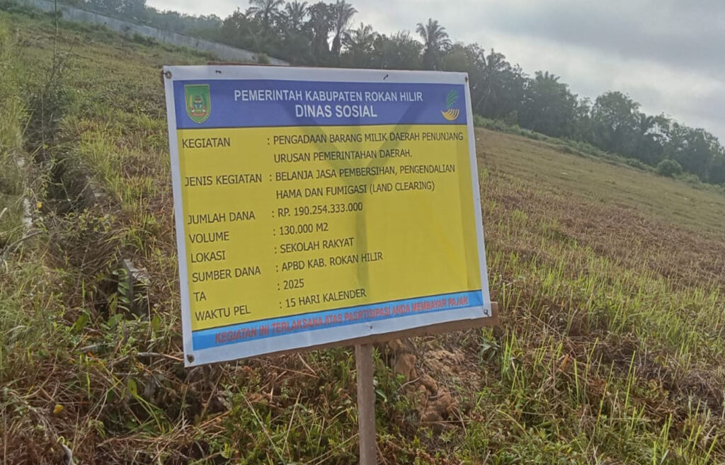 Anggaran Proyek Dinsos Kab. Rohil Bernilai Rp. 190 M Dipertanyakan