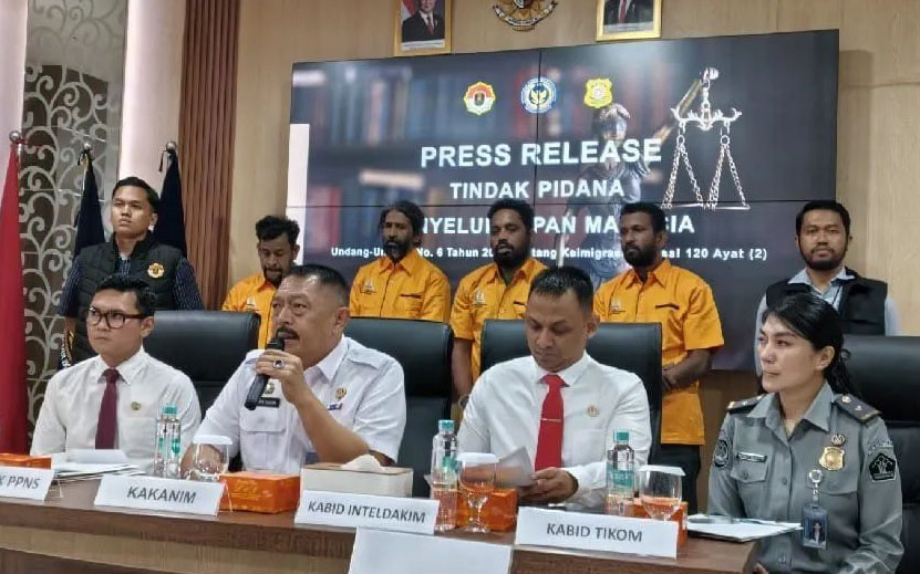 Empat Orang WNA Asal Sri Lanka Di Tangkap Di Medan, Terkait Penyeludupan Orang