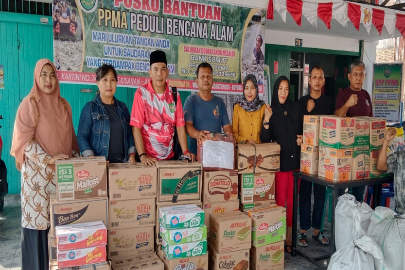 Hari Ke 4 Donasi PPMA Warga Asahan Antusias Bantu Korban Bencana Aceh, Sumut, Dan Sumbar