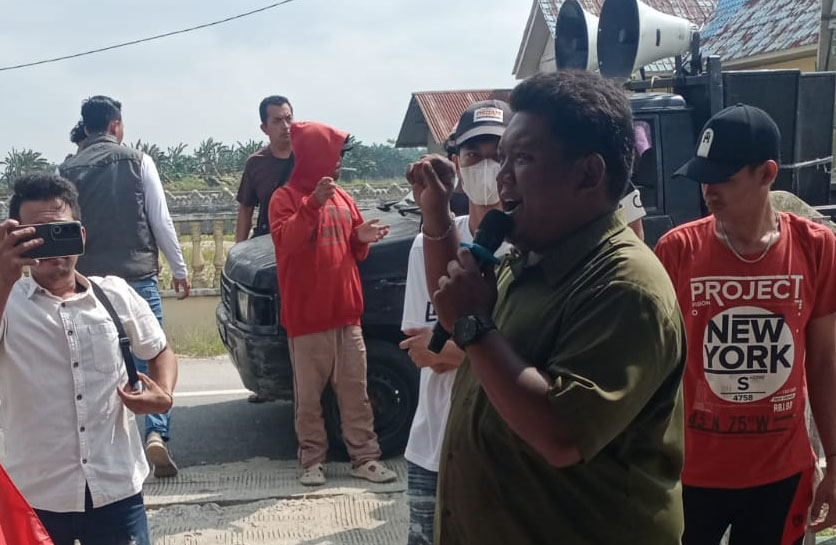 Ini Jawaban Kepala Desa Air Putih Soal Tudingan Pendemo Terkait Penggunaan Dana Desa