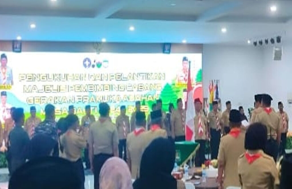 Pengurus Gerakan Pramuka Kwarcab Asahan Masa Bakti 2024-2029 Resmi Di Lantik