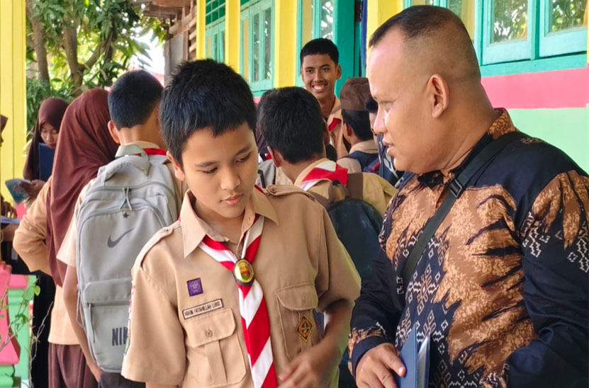 SMP Negeri 7 Kisaran Dukung Gerakan Ayah Mengambil Rapor