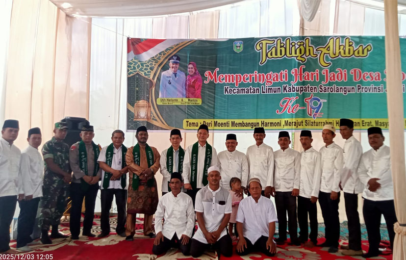 Sambut Hari Jadi Yang Ke 19, Pemerintah Desa Moenti Gelar Tabligh Akbar, Begini Kegiatannya