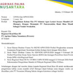 Diduga Cacat Hukum, Masyarakat Adat Bersama Batin Ampang Delapan Tolak Penunjukan PT Pancawaskita kelola kebun Eks PT SAL