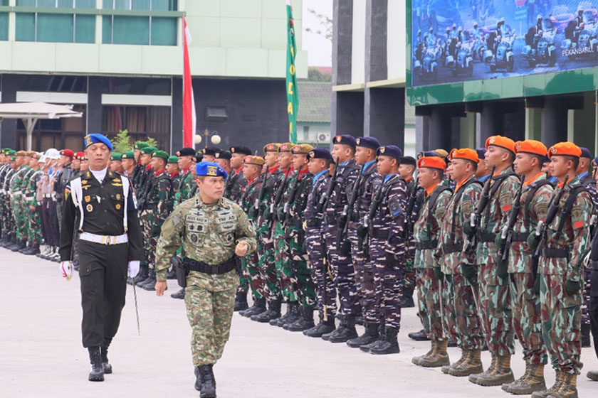 Pangdam XIX/TT Mayjen TNI Agus Hadi Waluyo Pimpin Upacara Gelar Operasi Gaktib dan Yustisi TA 2026