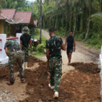 Satgas Gulbencal Kodam I/BB Tuntaskan Rehabilitasi Jembatan Aramco di Sangkunur, Akses Warga Kembali Normal