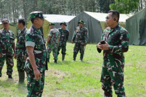Dandim 0208/Asahan Tinjau Kesiapan Untuk Marshalling Area Yon TP 954 Naga Berkisar di Bandar Pasir Mandoge