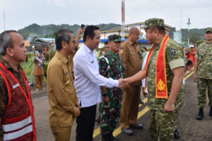 Jenderal TNI Maruli Simanjuntak Resmikan Jembatan Bailey Sifalago Gomo di Kab Nias Selatan Prov Sumut