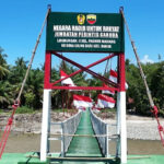 Satgas Gulbencal Kodam I/BB Rampungkan Pembangunan Jembatan Perintis Garuda Penghubung Kel. Padang Masiang – Kel. Ujung Batu di Kec. Barus