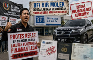 BFI Finance Air Molek Diduga Langgar UU Perlindungan Konsumen, Pinjaman Kredit Dipotong Hingga Belasan Juta Rupiah