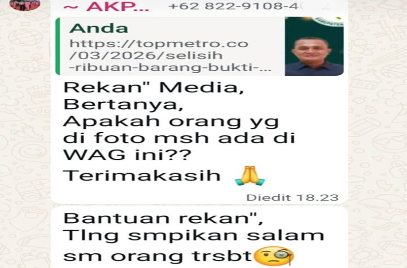 Kasi Humas Polres Asahan Diduga Melakukan Intimidasi Dan Upaya Memecah Persatuan Insan Pers Asahan