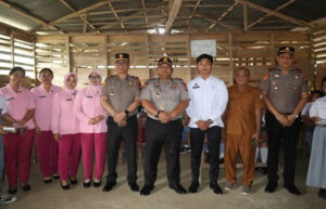 Launching MBG di SMA Swasta Amal Mas II Sumut, SPPG Merah Putih Aramo Dihadiri Kapolres Nias Selatan