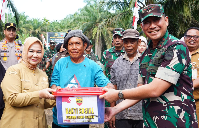 Pangdam I/BB Hadiri Ground Breaking Jembatan Perintis di Kab. Langkat